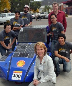 Gabrielle and the U of A Solar Team