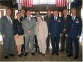 Gabrielle with members of the Arizona Air National Guard