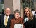 Gabrielle with her parents, Spencer and Gloria Giffords